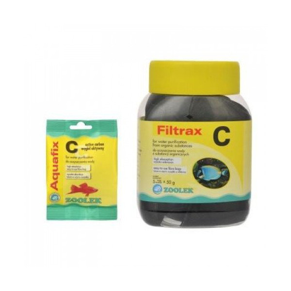 Активированный уголь Zoolek Aquafix_Filtrax C, 5×50 г