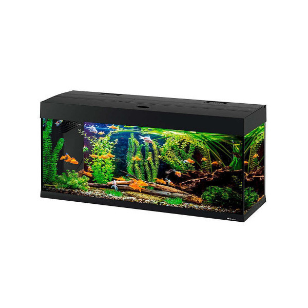 Аквариумный комплект Ferplast Dubai 120 LED Black с LED-освещением, черный, 240 л
