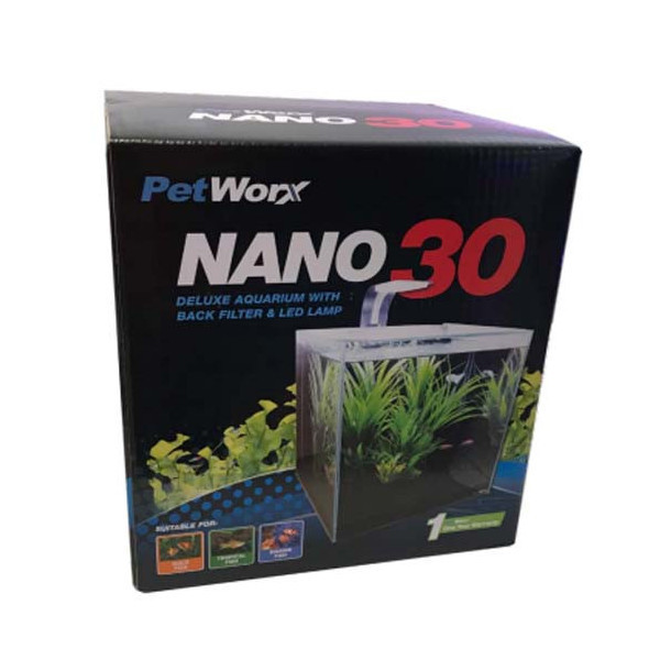 Аквариумный набор PetWorx Nano-30 с оборудованием, 27 л