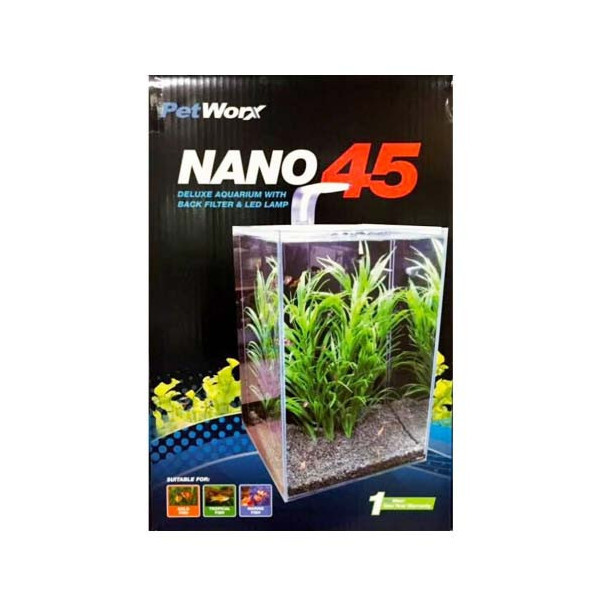 Аквариумный набор PetWorx Nano-45 с оборудованием, 40 л