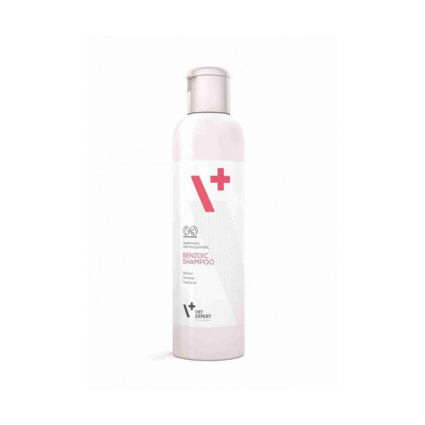 Benzoic Shampoo Бензойный шампунь для животных с жирной кожей и шерстью, 250 мл