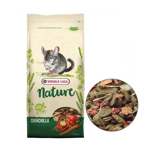 Беззерновой корм Versele-Laga Nature Chinchilla суперпремиум, для шиншилл, 9 кг