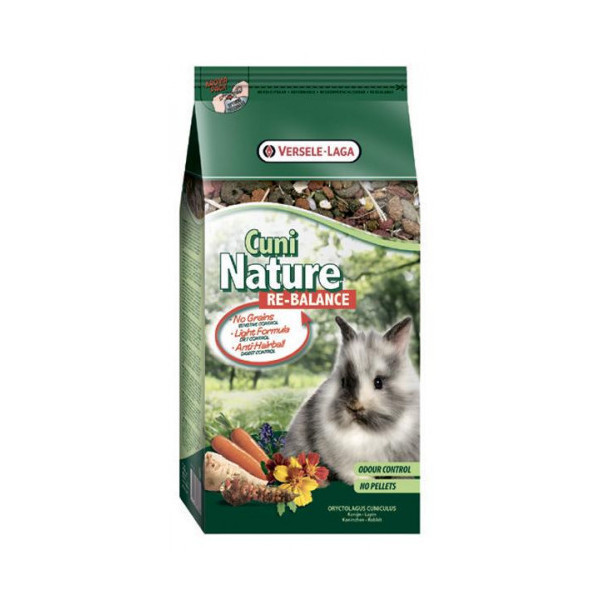 Беззерновой корм Versele-Laga Nature Cuni Fibres суперпремиум, для кроликов, 700 г