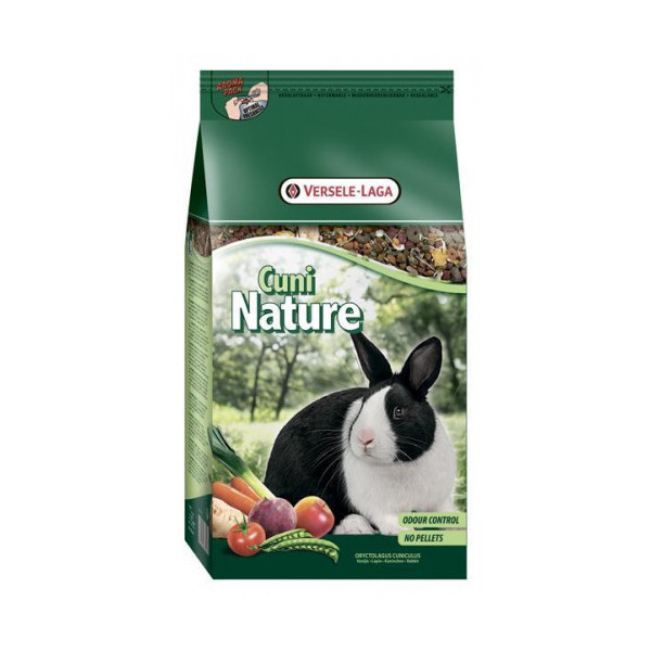 Беззерновой корм Versele-Laga Nature Cuni суперпремиум, для кроликов, 2.5 кг
