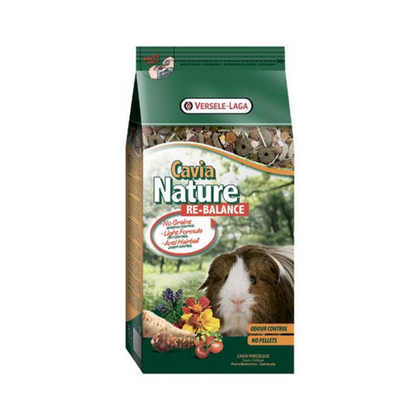 Беззерновой корм Versele-Laga Nature КАВИА Cavia Fibres суперпремиум, морских свинок, 700 г