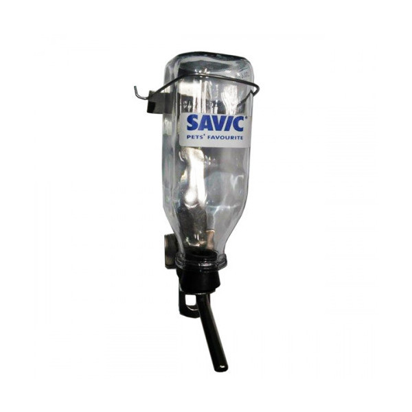 Бутылка Savic Glass Bottle с креплением в клетку, для собак и грызунов, 1 л