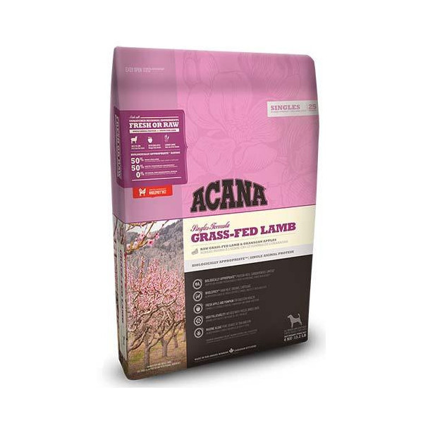 Cухой гипоаллергенный корм Acana Grass-Fed Lamb со вкусом ягненка для собак всех пород, 2 кг
