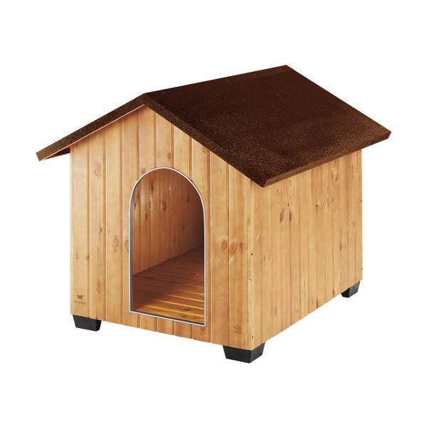 Деревянная будка Ferplast Domus Maxi для собак, 111,5x132x103,5 см