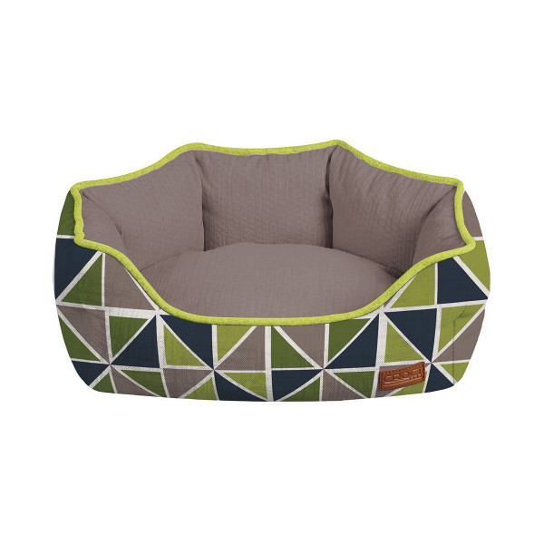 Диван Croci Cozy Ray для собак, овальный, разноцветный, 85×66×23 см