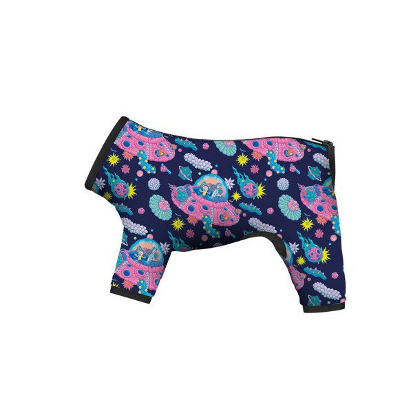 Дождевик Waudog Clothes для собак, рисунок "Рик и Морти 1", XS30