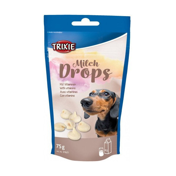 Дропс Trixie для собак, молочные, 75 г
