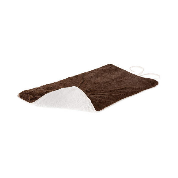 Двухсторонний меховой ковёр Ferplast Nanna 70 Soft Blanket Brown для собак и кошек, коричневый, 57×38 см