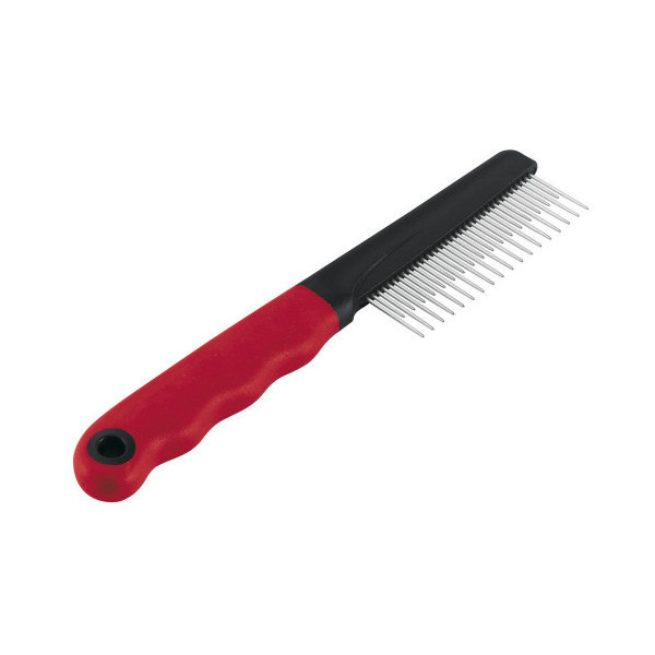 Ferplast GRO 5866 расческа для кошек и собак с зубьями из хрома, 20,2x1,6x4,2 см