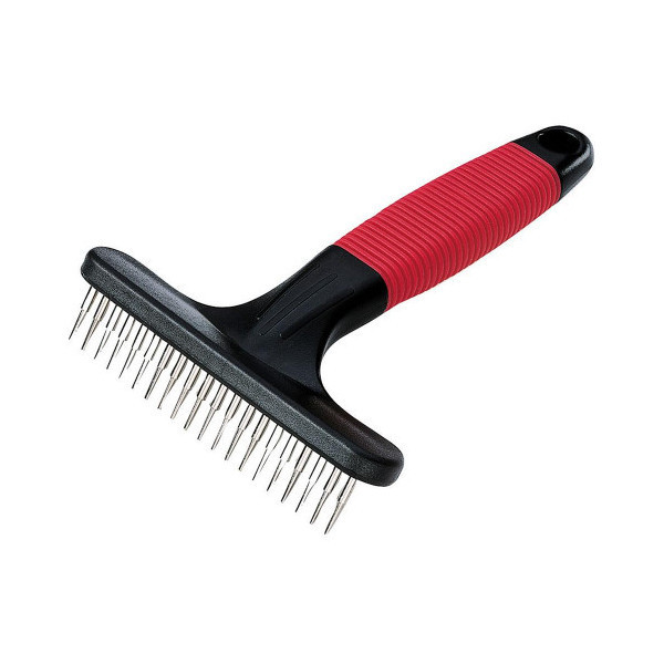 Ferplast GRO 5872 расческа для кошек с вращающимися зубьями, 15,5x11x3,3 см