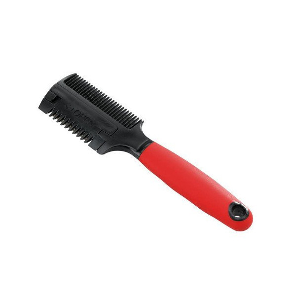 Ferplast GRO 5991 двусторонняя расческа-триммер с лезвиями, 18,3x4,5x1,8 см