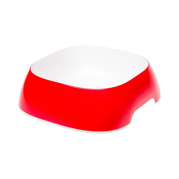 Ferplast Glam Large Red Bowl пластиковая миска для собак и кошек красная, 1,2 мл