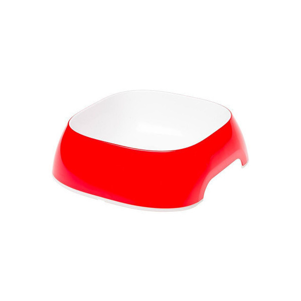 Ferplast Glam Small Red Bowl пластиковая миска для собак и кошек красная, 400 мл