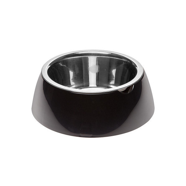 Ferplast Jolie Medium Black Bowl металлическая миска для собак и кошек, 20 см