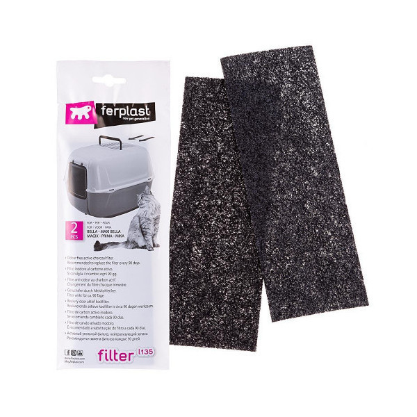 Ferplast L135 Filter For Toilette запасной угольный фильтр для кошачьих туалетов