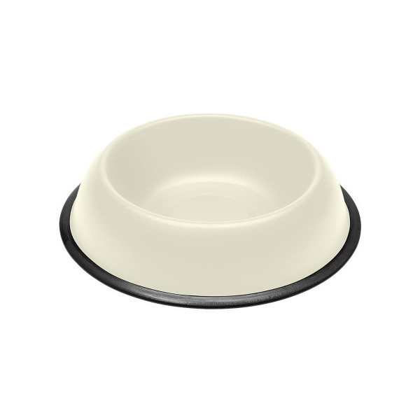 Ferplast Mira KC 76 Bowl White металлическая окрашенная миска для собак и кошек, белая, 25,5 см