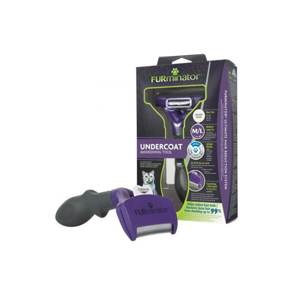 Фурминатор FURminator Short Hair для кошек с короткой шерстью, размер L