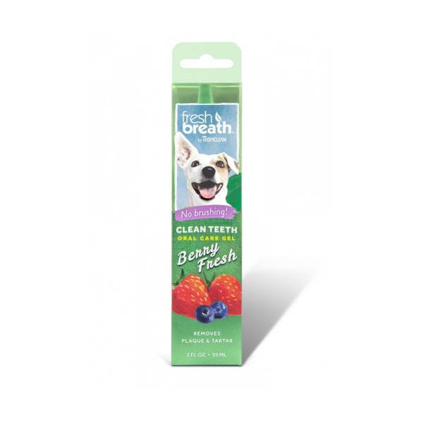 Гель для чистки зубов TropiClean Oral Care Gel Berry Fresh "Свежая ягода" для собак, 59 мл