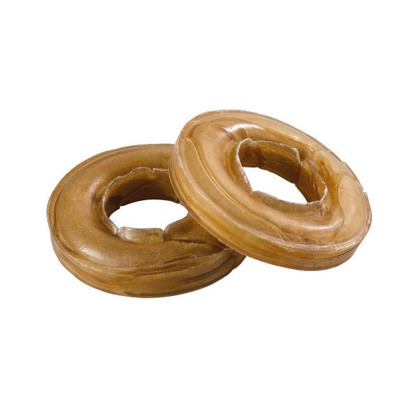Жевательные косточки Ferplast GoodBite Fun 4393 Ring Natural 165g для собак из сыромятной кожи