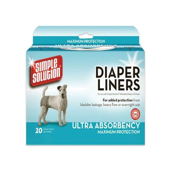 Гигиенические прокладки для животных Simple Solution Disposable Diaper Liners - Heavy Flow, 10 шт