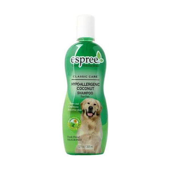 Гипоаллергенный шампунь Espree Hypo-Allergenic Cocount Shampoo для чувствительной кожи для собак, 355 мл