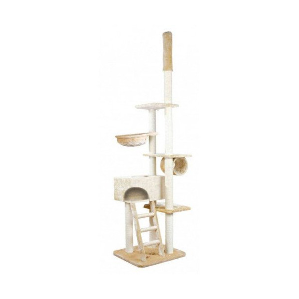 Игровой комплекс Trixie Zaragoza с гамаком, для кошек, 56х68х260 см, бежевый