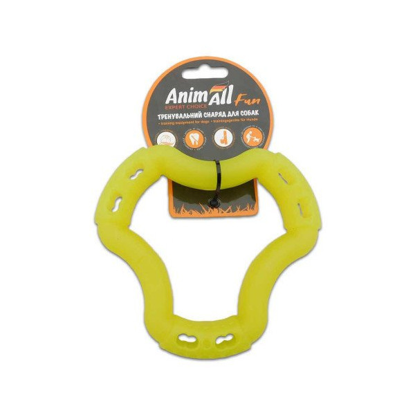 Игрушка AnimAll Fun кольцо 6 сторон, желтое, 15 см