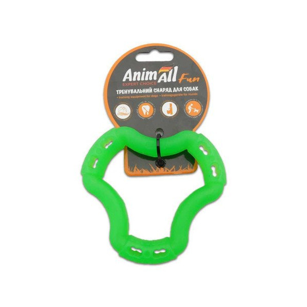 Игрушка AnimAll Fun кольцо 6 сторон, зеленый, 12 см