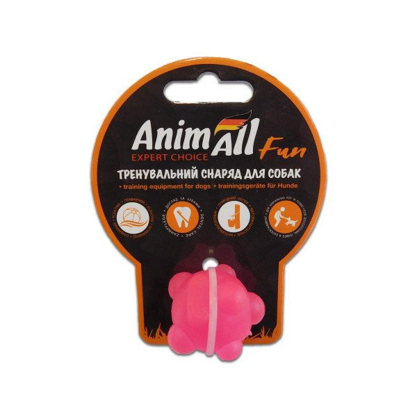 Игрушка AnimAll Fun шар молекула, коралловая, 3 см