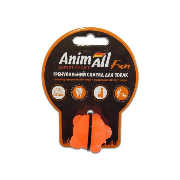 Игрушка AnimAll Fun шар молекула, оранжевая, 3 см