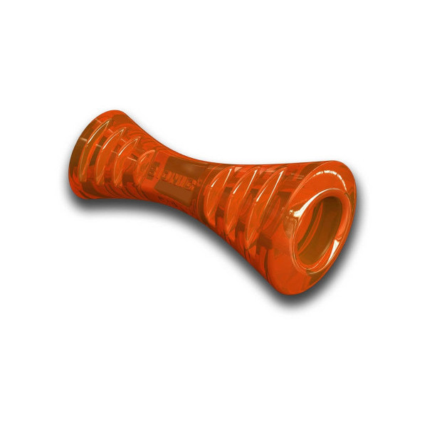 Игрушка Bionic Opaque Stick гантель малая, для собак до 9 кг, оранжевая, 24.5×6.9×5.6 см