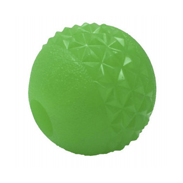 Игрушка Croci Glow сквекбол, для собак, люминесцентный, резина, 6.3 см, 3 шт/уп