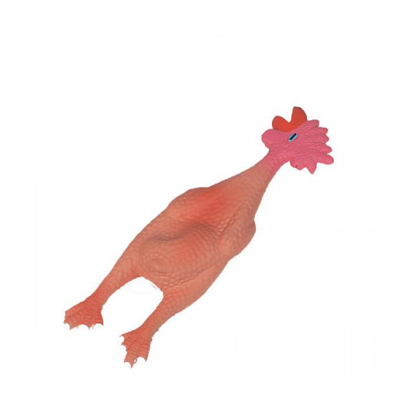 Игрушка Flamingo Chicken Small для собак, курица из латекса, 6х6х24 см