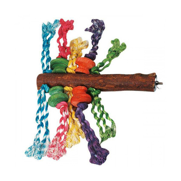 Игрушка Flamingo Parrot Toy Perch, жердочка, для крупных попугаев, 5×30×15 см