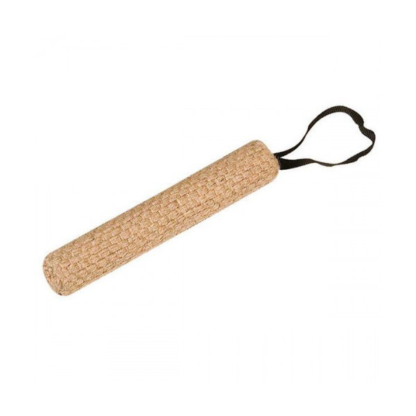 Игрушка Flamingo Sisal Dummy Handles для собак, апорт с ручкой, сизаль, S, 20х3.8 см
