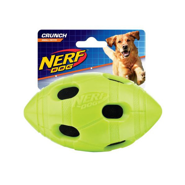 Игрушка Hagen Nerf мяч регби, для собак, 10 см