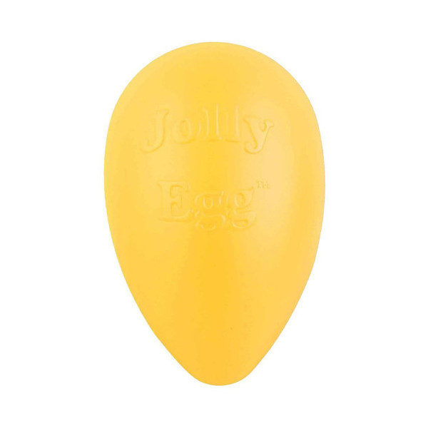 Игрушка Jolly Pets Egg Яйцо для собак до 18 кг, твердая, жёлтая, 20×11 см