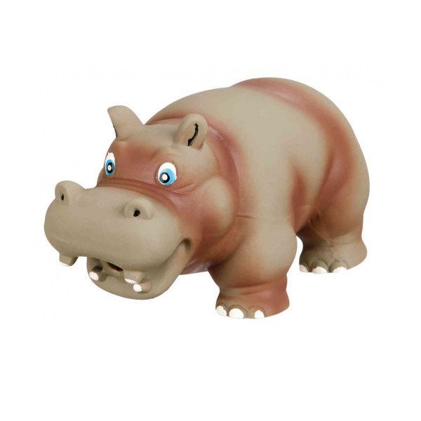 Игрушка Trixie гиппопотам, для собак, 17 см, латекс