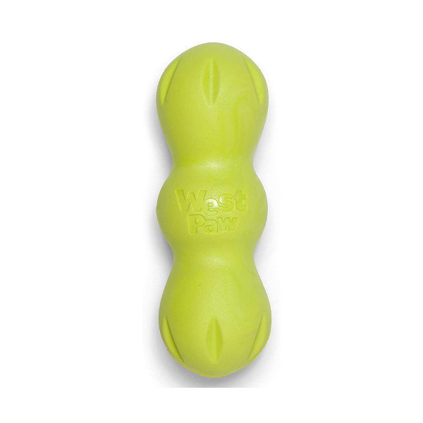 Игрушка West Paw Rumpus Medium Tangerine для собак, 16 см, средняя, зелёная