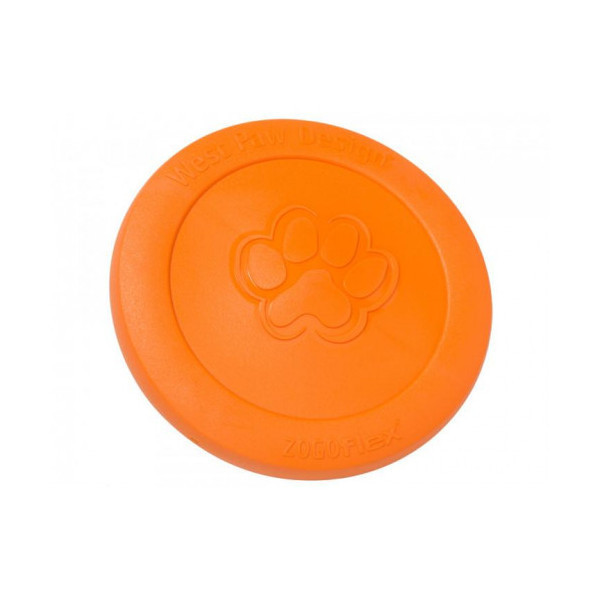 Игрушка West Paw Zisc Large Tangerine для собак, 22 см