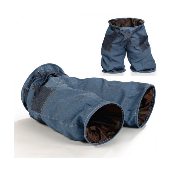 Игрушка джинсы туннель Pet Products для кошек, текстиль, d-25,5 х 65 см