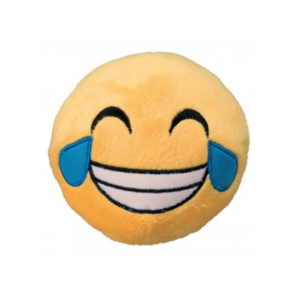 Игрушка смайл Trixie "смеющийся", для собак, 9 см, плюш