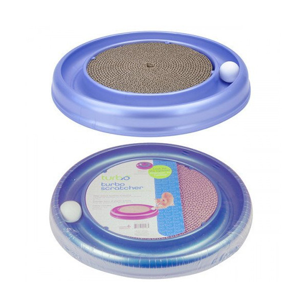 Интерактивная игрушка когтеточка Coastal Turbo Scratcher для кошек, 40 х 4,5 см