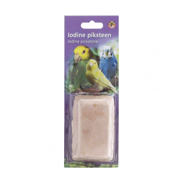 Камень для чистки клюва Pet Products для птиц, йодированный, 10 х 6 х 2,5 см