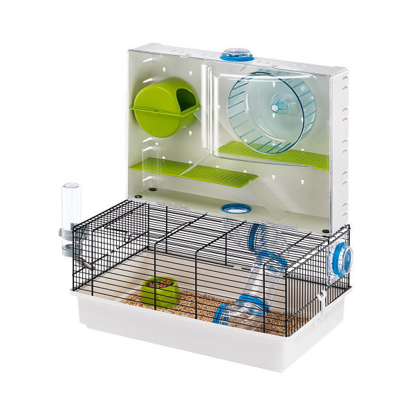 Клетка Ferplast Cage Olimpia Black для хомяков, с игровыми туннелями и игровой зоной