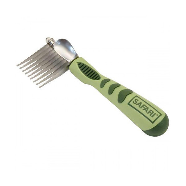 Колтунорез Safari Dematting Comb прямой, для собак и котов